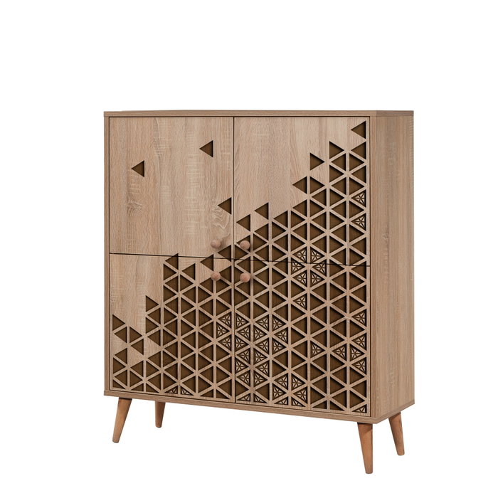 Hanah Home Multilux-124 Armario Multiusos Roble Sonoma Hanah Home Multilux-124 Armario Multiusos Roble Sonoma